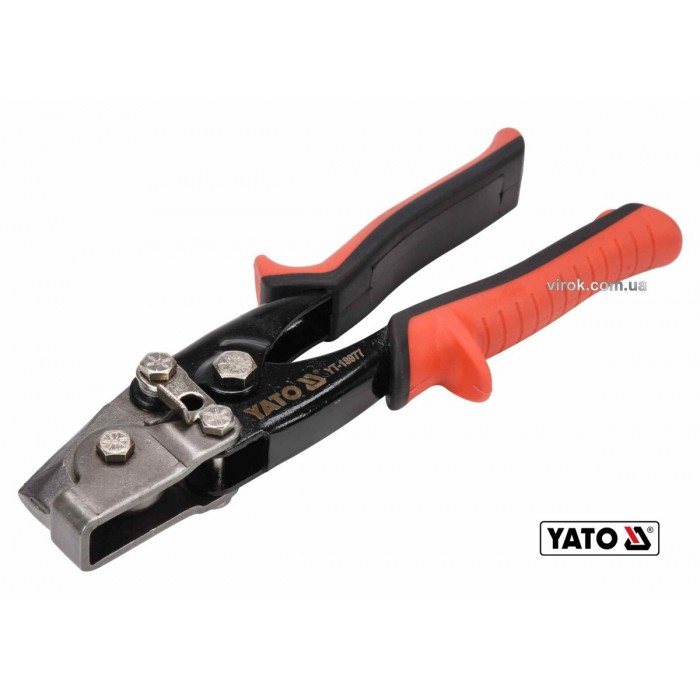 Кліщі затискні YATO для виробів з бляхи, l= 230 мм, CrV [6/36]