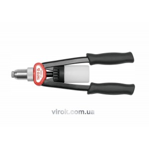 Заклепочник дворучний YATO з обертовою головкою для нітів Ø= 3,2; 4; 4,8; 6,4 мм, l=328 мм [12]