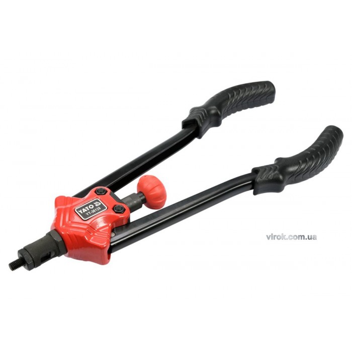 Заклепочник дворучний YATO для нітогайок М3-12 мм, l=360 мм [6/72]