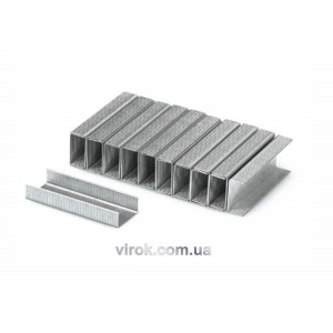 Скоби до степлера YATO : h= 12 мм, b= 11,2 мм, t= 0,7 мм, уп. 1000 шт. [50/200]