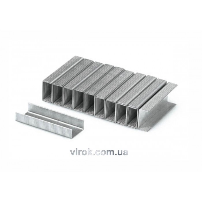 Скоби до степлера YATO : h= 12 мм, b= 11,2 мм, t= 0,7 мм, уп. 1000 шт. [50/200]