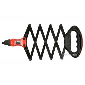 Заклепочник "гармошка" YATO для нітів Ø=2.4; 3.2; 4.0; 4.8; 6.4 мм, l=240-810 мм [10]