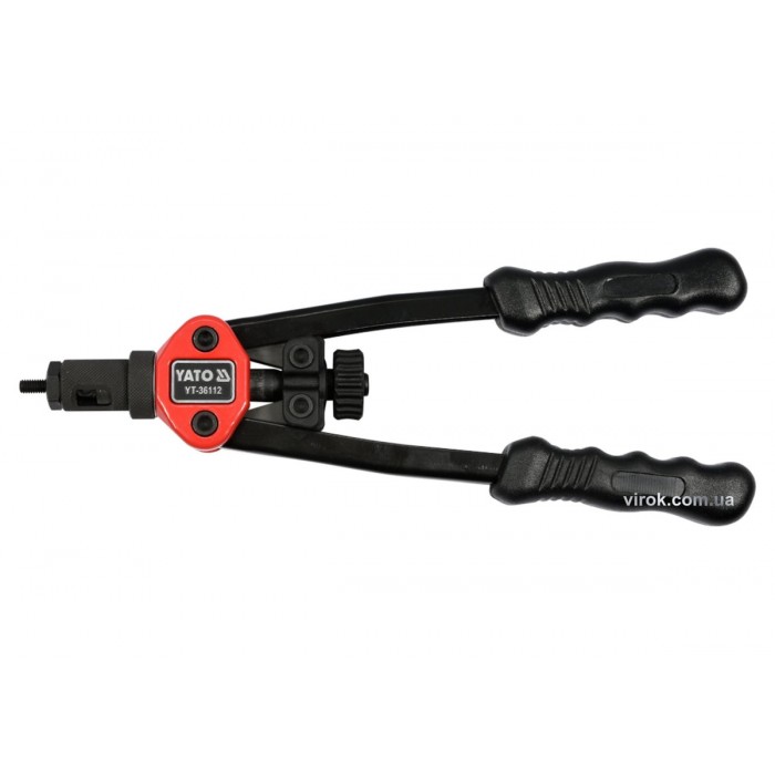 Заклепочник дворучний YATO для нітогайок М3; М4; М5; М6; М8; l=300 мм [20/480]