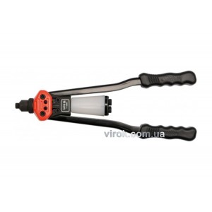 Заклепочник дворучний YATO для нітів Ø= 2,4; 3,2; 4,0; 4,8, 6,4 мм, l= 380 мм [12/180]