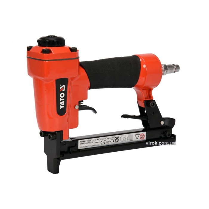 Степлер пневматичний YATO : P= 7 Bar, для скоб h= 6-16 мм, w= 12,7 мм(DW)
