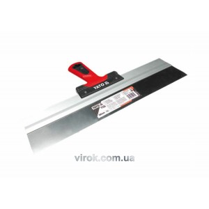 Шпатель фасадний YATO : 250 мм. холоднокатана нержавійка, двокомпонентна ручка [20]