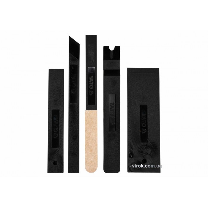 Клини для монтажу та демонтажу  з нейлону YATO : l= 190 і 245 мм, 5 шт. [6/24]