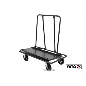 Візок для перевезення г/к плит YATO : навантаження- 940 кг, 1240 х 640 х 1210 мм [1]