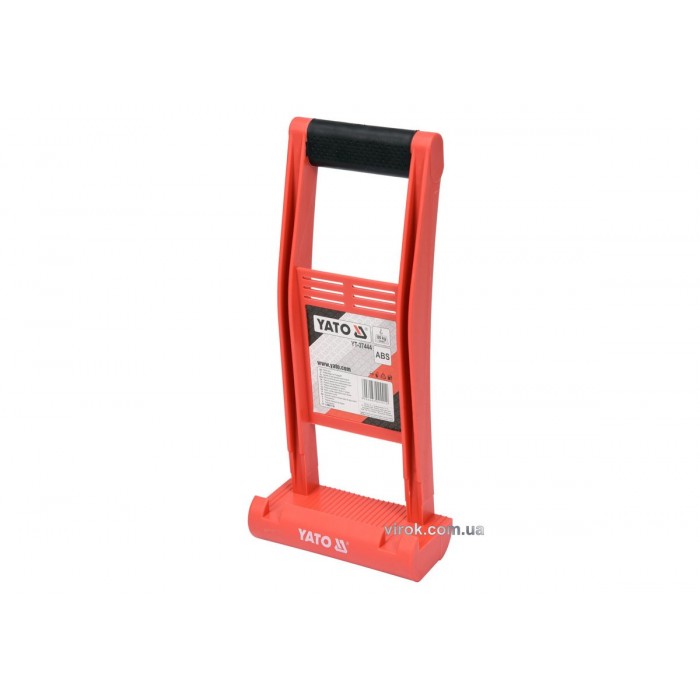 Ручка для перенесення г/к плит YATO : пластикова ABS, L= 375 мм [12]