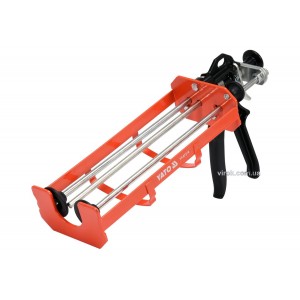 Пістолет скелетний для нанесення герметиків, з подвійним картриджем YATO : l= 245 мм, w= 100 мм [12]