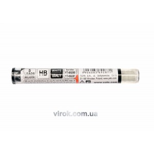 Стержень графітний YATO : "HВ", білий для олівця автомата. 5 шт. [20/1000]