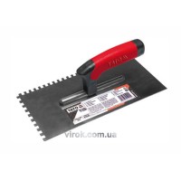 Терка гладилка зубчата YATO : 270х130 мм, зуб 8х8 мм. нержавіюча [30]