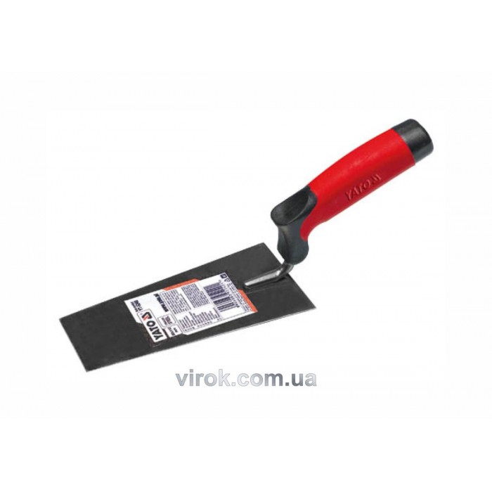 Кельма трапецевидна YATO : 165х80х55 мм. нержавіюча [20]