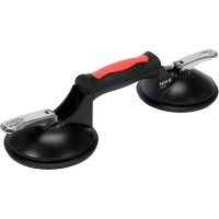 Присоски для монтажу скла YATO: 2 чашки Ø= 125 мм, m= 120 кг, 245х 125х 7 мм [20/160]