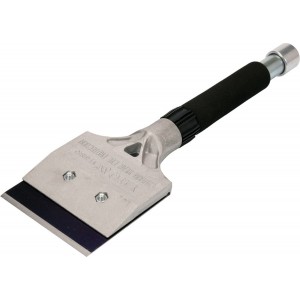 Скребок до підлоги YATO, L= 350 мм, 2-стор. сталеве лезо- 10 см, з ударною ручкою [6/12]