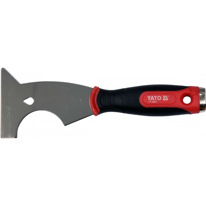 Скребок з нержавіючої сталі YATO з комбінованими конфігураціями лез, 2-компонентна ручка [12/144]