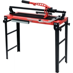 Плиткоріз ручний з розкладним столом YATO, 1 спрямовуюча l= 600 мм, t≤ 14 мм, 300х 800х 650мм [1]