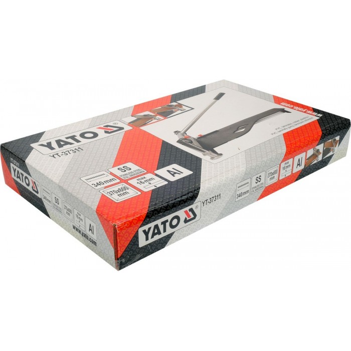 Різак до підлогових ламінатних плит YATO з розмірами 370х 600 мм, товщ.- 16 мм [2]