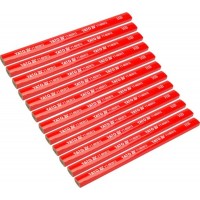 Олівці столярні YATO: з твердістю HB, L= 175х 5х 2 мм. 12 шт, [120]