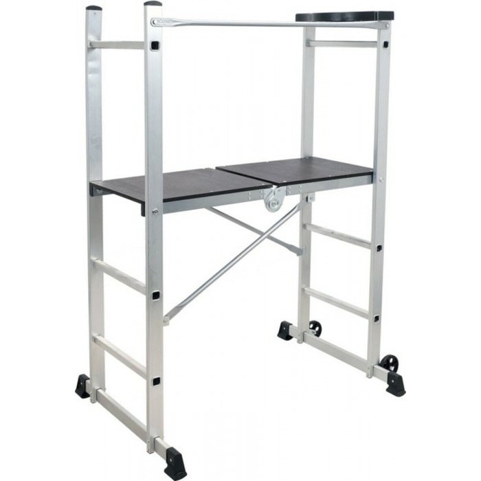 Риштування складане на 2 колес YATO з платфор- 104х40см висота- 90см, 154x113.5x86см, з алюмінію [1]