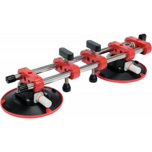 Присоски для викладання керамічної плитки YATO 2х Ø=150 мм і 2 напрямними штангами-44 см [6]