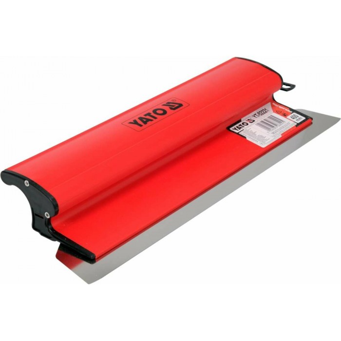 Шпатель для фінішного шпаклювання з ПВХ ручкою  YATO, 400 мм, зі змінним лезом [2]