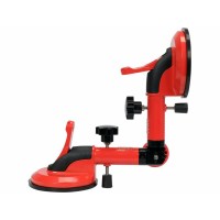 Присоска  для скла та плитки YATO: 2 чашки Ø= 118 мм, m= 50 кг, l= 300 мм, кут- 90-270° [10]