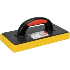 Терка пластикова з пористою губкою h= 30 мм YATO: 270 x 130 мм, для змивання керамічної плитки [10]