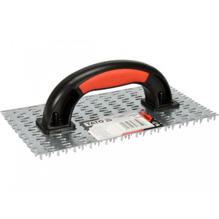 Терка для зняття штукатурки YATO 248 x 133 мм; пластикова ручка [10]