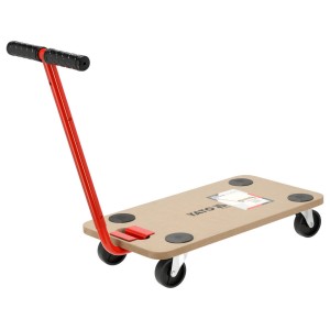 Візок-платформа з тримачем YATO 575х300х18 мм на 4 колесах Ø= 75 мм, макс. навантаж.- 200 кг [4]