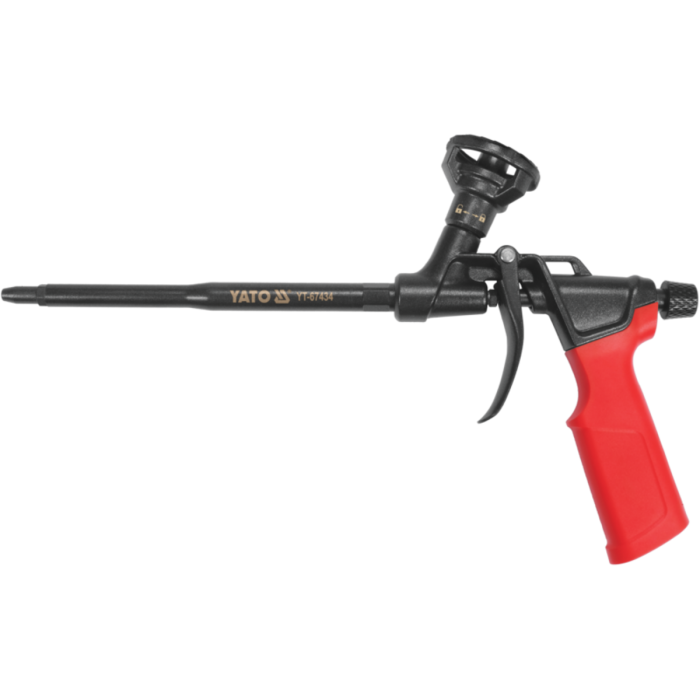 Пістолет для нанесення PU маси з блокувальним вентилем YATO: ствол l= 200 мм, заг. відстань- 315 мм