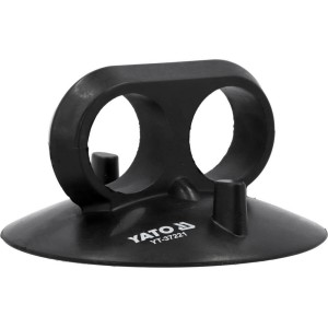 Присоска вакуумна одинарна YATO: чашка Ø= 125 мм, m= 5 кг, силіконова [60]