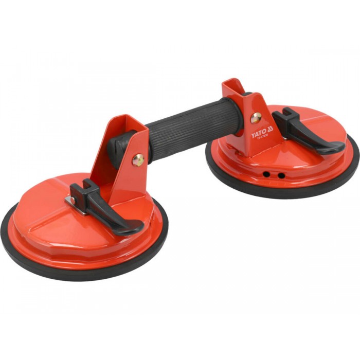 Присоска вакуумна YATO: 2 чашки Ø= 150 мм, m= 100 кг [10]