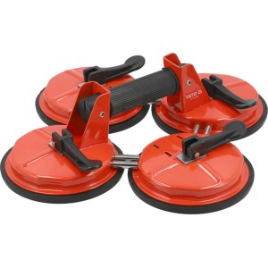 Присоска вакуумна YATO: 4 чашки Ø= 150 мм, m= 300 кг [5]