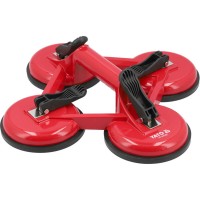 Присоска вакуумна YATO: 4 чашки Ø= 120 мм, m= 180 кг з алюмінію [5]