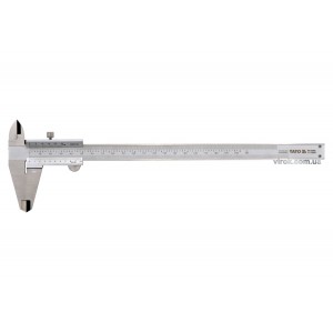 Штангенциркуль YATO : L= 200 мм, точність ± 0,02 мм [30]