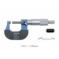 Мікрометр YATO з точністю 0.01 мм в діапазоні 25 - 50 мм [50]