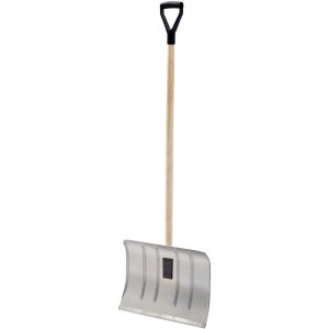 Лопата для снігу ALUICE 50 P, 360 x 500 x 1450 мм алюмінієва, дерев'яна ручка (ILALP5)
