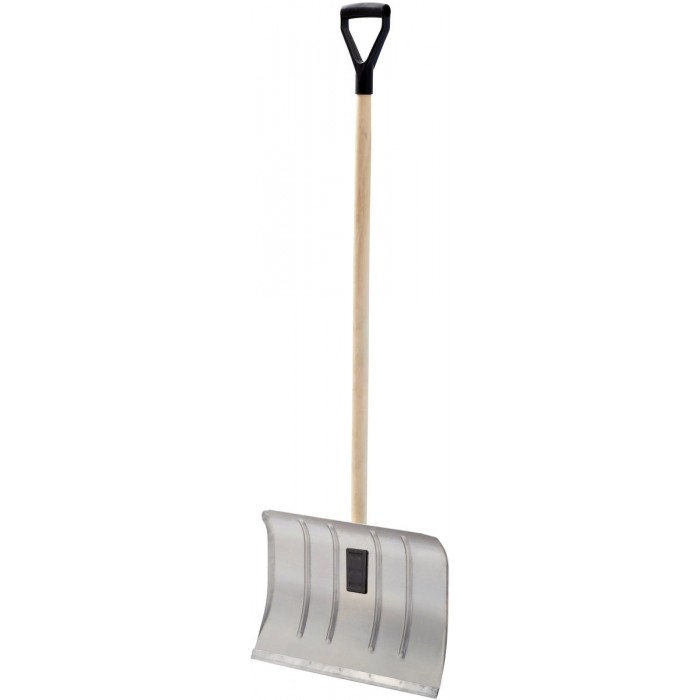 Лопата для снігу ALUICE 50 P, 360 x 500 x 1450 мм алюмінієва, дерев'яна ручка (ILALP5)