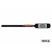 Термометр електронний YATO з зондом- 130 мм, діапазон- -50ºС- +300ºС, живлення- 1.5 В (LR44) [250]