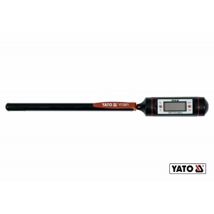 Термометр електронний YATO з зондом- 130 мм, діапазон- -50ºС- +300ºС, живлення- 1.5 В (LR44) [250]