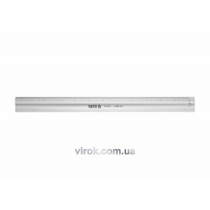 Лінійка алюмінієва YATO : L= 600 мм [10/50]