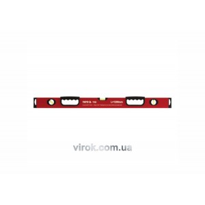 Рівень алюмінієвий YATO : L= 120 см, 3 капсули, 2 ручки [20]