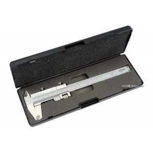 Штангенциркуль YATO : L= 150 мм, точність ± 0,02 мм [50]