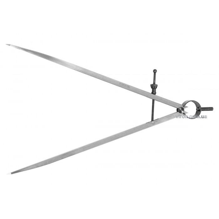 Циркуль розмічальний YATO : L= 300 мм, з гвинтовим фіксатором [50]