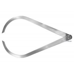 Кронциркуль для зовнішніх вимірів YATO: l= 300 мм, з гвинтовим фіксатором [50]