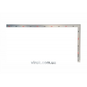 Кутник сталевий прямокутний YATO : 90° L= 250 х 500 мм [10/50]