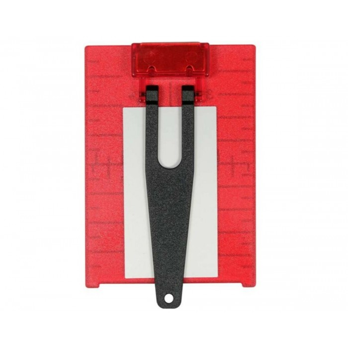 Пластина прицільна для нівеліра червона YATO 105х 75х 3,2 мм [400]