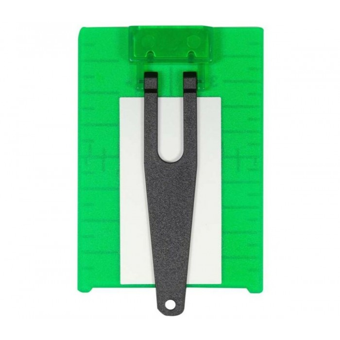 Пластина прицільна для нівеліра зелена YATO 105х 75х 3,2 мм [400]