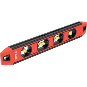 Рівень "TORPEDO" з алюмінієвим корпусом YATO: L= 300 мм. 4 капсули, магніт [45]